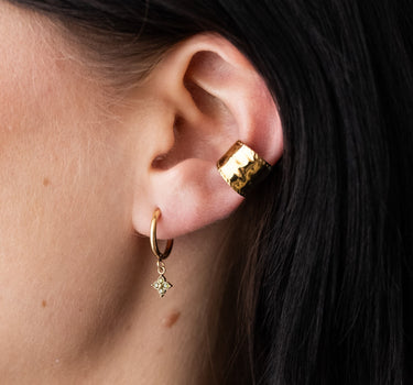 TILTIL Set van 2 Jade Star Zircon Earrings Goud - Things I Like Things I Love
