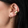 TILTIL Set van 2 Jade Star Zircon Earrings Goud - Things I Like Things I Love