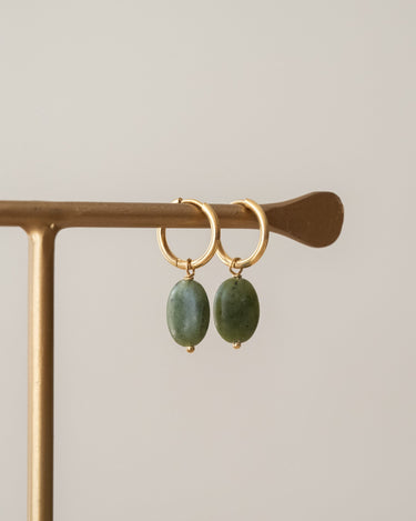 TILTIL Set van 2 Juniper Earrings Gold Groen - Things I Like Things I Love