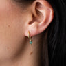 TILTIL Set van 2 Love Gemstone Earrings Gold Emerald - Things I Like Things I Love