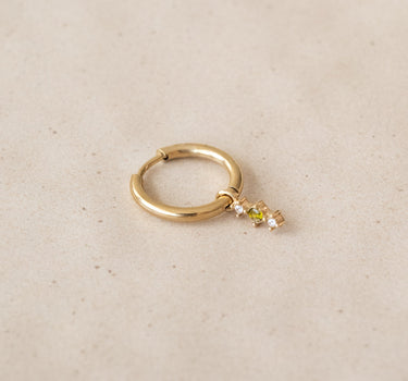 TILTIL Set van 2 Sage Trio Zircon Earrings Goud - Things I Like Things I Love