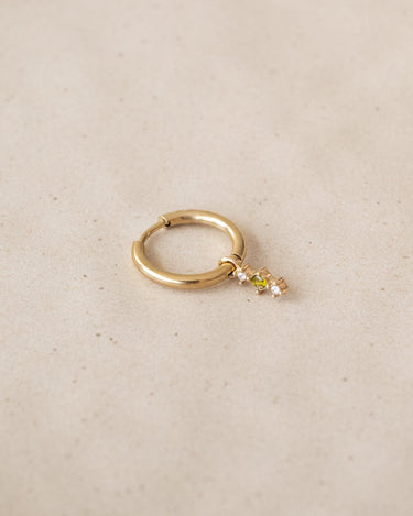 TILTIL Set van 2 Sage Trio Zircon Earrings Goud - Things I Like Things I Love