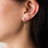 TILTIL Set van 2 Sage Trio Zircon Earrings Goud - Things I Like Things I Love