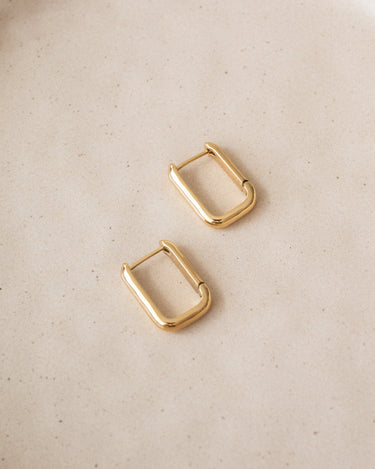 TILTIL Set van 2 Soho Square Hoop Earrings Goud - Things I Like Things I Love