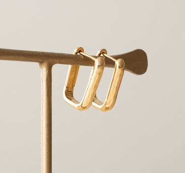 TILTIL Set van 2 Soho Square Hoop Earrings Goud - Things I Like Things I Love