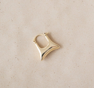 TILTIL Set van 2 Squary Hoop Earrings Gold - Things I Like Things I Love