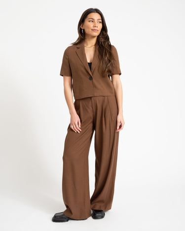 TILTIL Shortsleeve Loma Blazer Brown - Things I Like Things I Love