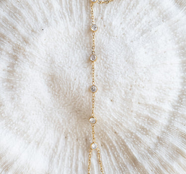 TILTIL Silver Zircon Hand Chain Goud - Things I Like Things I Love