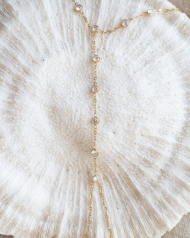 TILTIL Silver Zircon Hand Chain Goud - Things I Like Things I Love