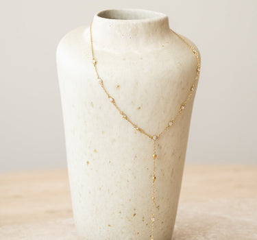 TILTIL Silver Zircon Necklace Goud - Things I Like Things I Love