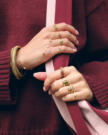 TILTIL Simone Stripy Bag Bordeaux - Things I Like Things I Love