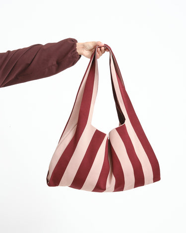 TILTIL Simone Stripy Bag Bordeaux - Things I Like Things I Love