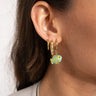 TILTIL Single Hoop Goldplated Fishy Bead - Things I Like Things I Love