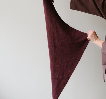 TILTIL Sjaal Triangle Loulou Bordeaux - Things I Like Things I Love