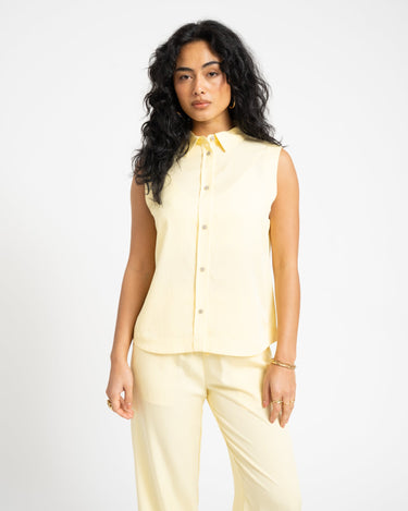 TILTIL Sleeveless Juna Blouse Yellow - Things I Like Things I Love