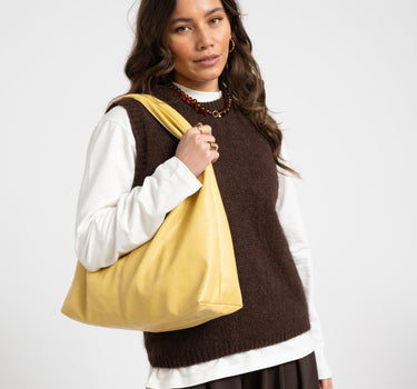 TILTIL Slouchy Butter Yellow Bag - Things I Like Things I Love