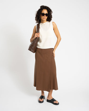 TILTIL Soesja Open Back Top Beige - Things I Like Things I Love