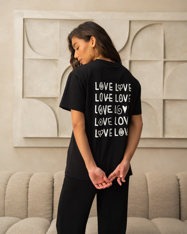 TILTIL Spread The Love Tee Black - Things I Like Things I Love