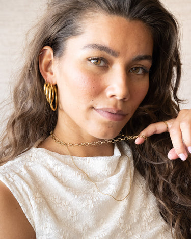 TILTIL Statement Necklace Fien Gold - Things I Like Things I Love