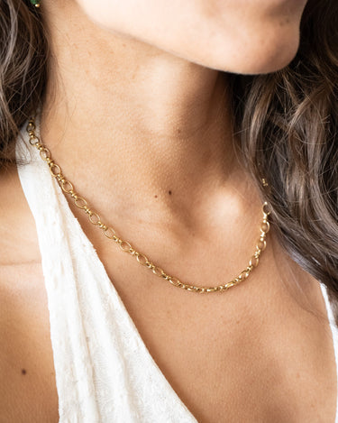 TILTIL Statement Necklace Fien Gold - Things I Like Things I Love