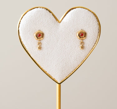 TILTIL Stella Stud Earrings Oranje Goud - Things I Like Things I Love