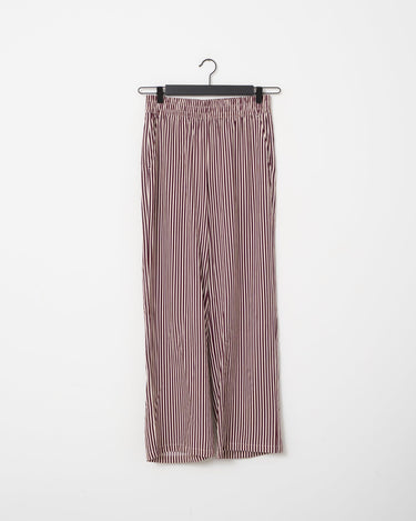 TILTIL Striped Loui Pants Bordeaux - Things I Like Things I Love