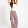 TILTIL Striped Loui Pants Bordeaux - Things I Like Things I Love