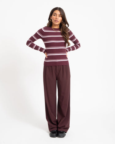 TILTIL Striped Roellie Ribknit Roze - Things I Like Things I Love