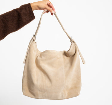 TILTIL Suede Bag Ariana Beige - Things I Like Things I Love