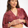 TILTIL Sunny Hibiscus Top Dark Pink - Things I Like Things I Love
