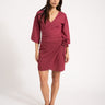 TILTIL Sunny Linen Top Burgundy One Size - Things I Like Things I Love