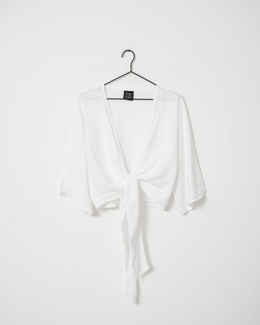 TILTIL Sunny Linen Top White One Size - Things I Like Things I Love
