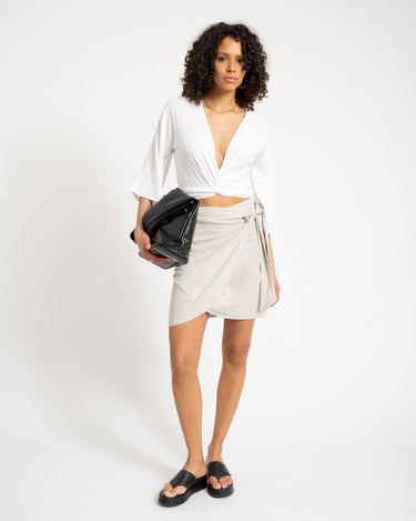 TILTIL Sunny Linen Top White One Size - Things I Like Things I Love