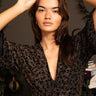 TILTIL Sunny Velvet Floral Brown One Size - Things I Like Things I Love