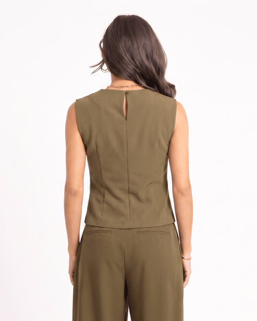 TILTIL Suvi Pleated Top Groen - Things I Like Things I Love