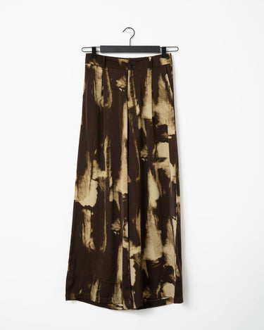TILTIL Suze Abstract Pants Brown Beige - Things I Like Things I Love