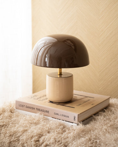 TILTIL Table Lamp Mushy Iron Beige / Brown - Things I Like Things I Love
