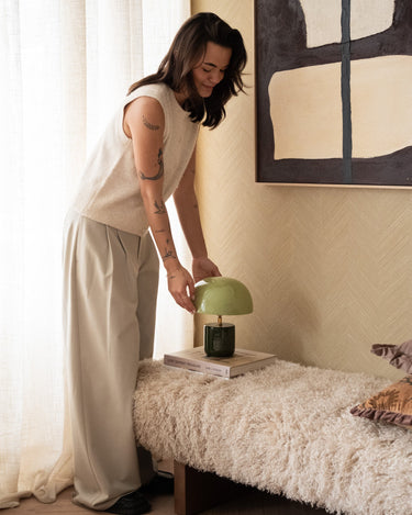TILTIL Table Lamp Mushy Iron Matcha / Olive Green - Things I Like Things I Love