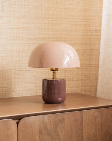 TILTIL Table Lamp Mushy Iron Pink / Bordeaux - Things I Like Things I Love