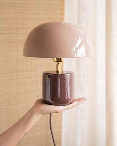 TILTIL Table Lamp Mushy Iron Pink / Bordeaux - Things I Like Things I Love