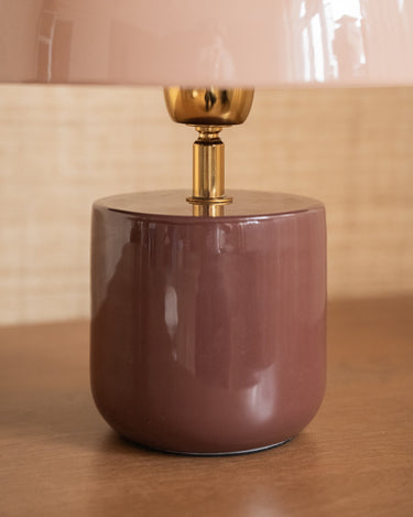 TILTIL Table Lamp Mushy Iron Pink / Bordeaux - Things I Like Things I Love