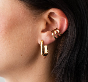 TILTIL Three Lines Earcuff Gold - Things I Like Things I Love