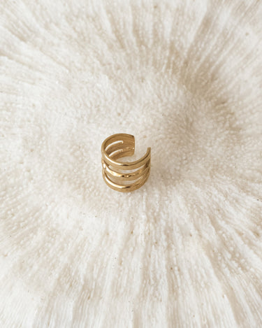 TILTIL Three Lines Earcuff Gold - Things I Like Things I Love