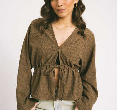 TILTIL Uma Structured Blouse Brown - Things I Like Things I Love