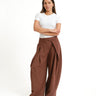TILTIL Wide Lela Pantalon Bruin - Things I Like Things I Love