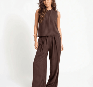 TILTIL Wide Lyna Trousers Brown - Things I Like Things I Love