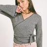 TILTIL Willy Wrap Flare Grey Melange - Things I Like Things I Love