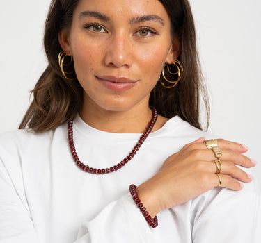TILTIL Winny Necklace Bordeaux - Things I Like Things I Love