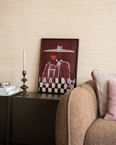 TILTIL X ARDWORKS Wall Art Dakota Burgundy A2 / B1 - Things I Like Things I Love