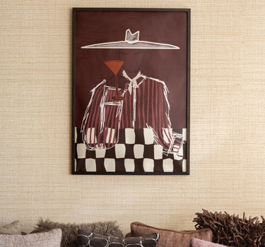 TILTIL X ARDWORKS Wall Art Dakota Burgundy A2 / B1 - Things I Like Things I Love